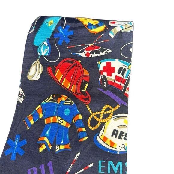 EMS 911 Firefighter Flight Crew First Responders Tie Fratello - Picture 1 of 5